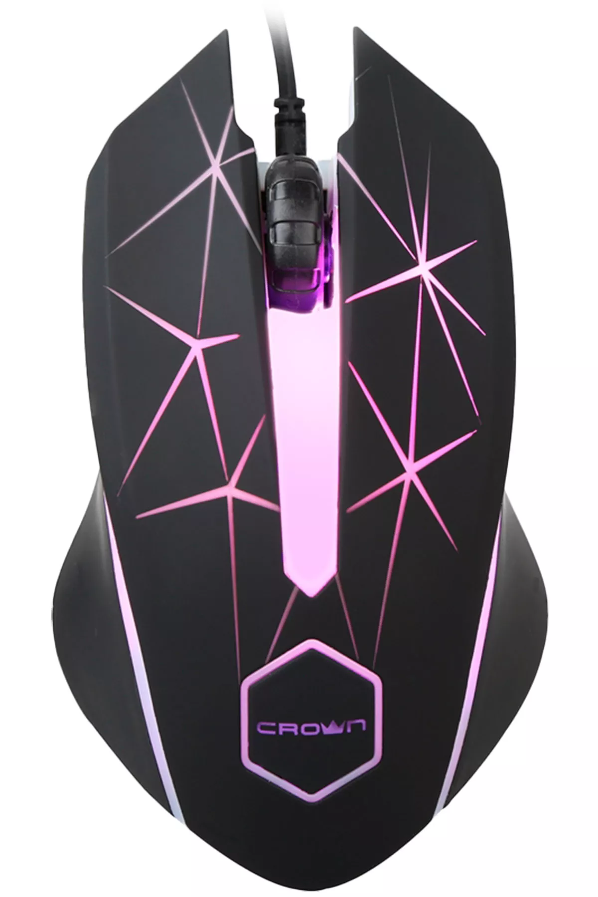 Crown Micro CMXG-120 TPR Kaplama Rainbow Aydınlatmalı Gaming Oyuncu Mouse